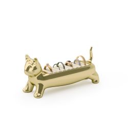 UMBRA ALI CAT RING HOLDER BRASS