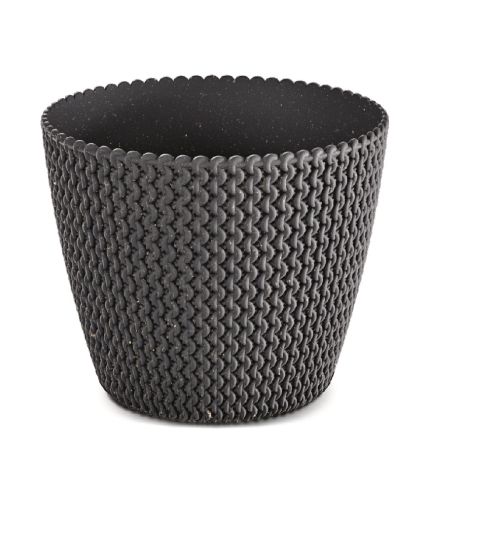 Flower pot SPLOFY, ECO anthracite
