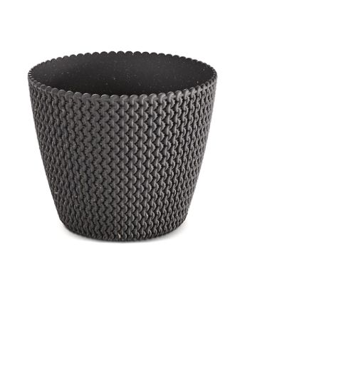Flower pot SPLOFY, ECO anthracite
