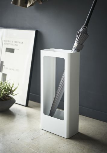 YAMAZAKI Tower Slim Umbrella Stand WH