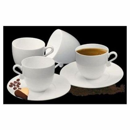 DEAGOURMET TRAME ESPRESSO 4 Чаши за еспресо, порцелан