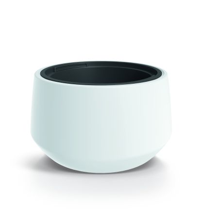 HEOS B Кашпа със саксия 35см.,бял