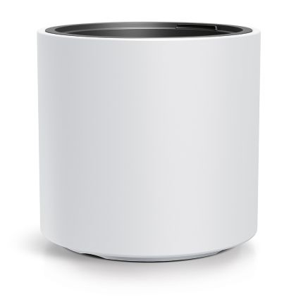 HEOS H Кашпа със саксия 47см. бял