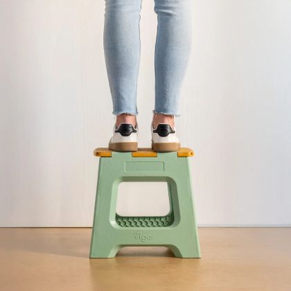 VIGAR COMPACT VINTAGE GREEN BAMBOO ON TOP FOLDABLE 32CM