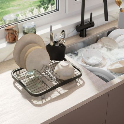 UMBRA SINKIN DISH RACK SMK/NKL