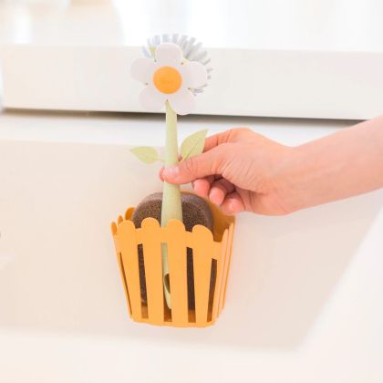 VIGAR FLORGANIC Комплект за мивка 3 части, оранжев