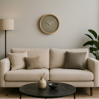 Karlsson Wall clock Scandi Ribble Warm grey