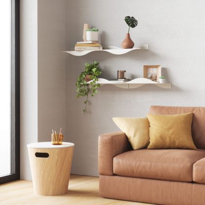 Метални рафтове UMBRA SURF сет 2бр, пясъчен