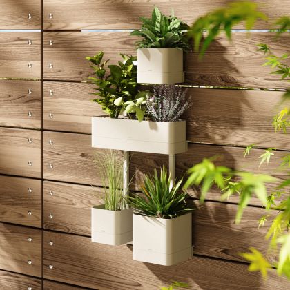 UMBRA CUBIKO WALL PLANTER SAND
