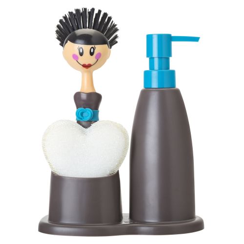 VIGAR DOLLS Кухненски органайзер за мивка 3 части, сив