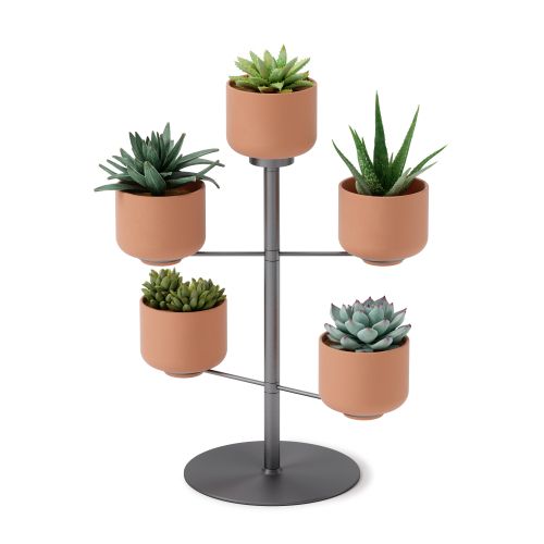 UMBRA TERRAPOTTA PLANTER TITANIUM