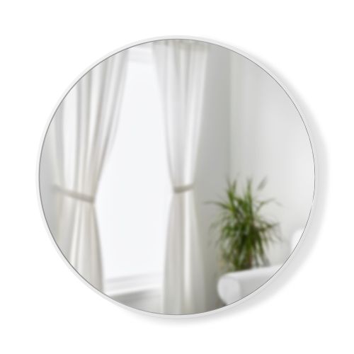 UMBRA HUB WALL MIRROR 37 WHITE