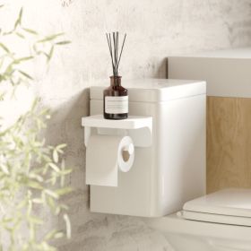 UMBRA FLEX ADHESIVE TP HOLDER /SHELF WHITE