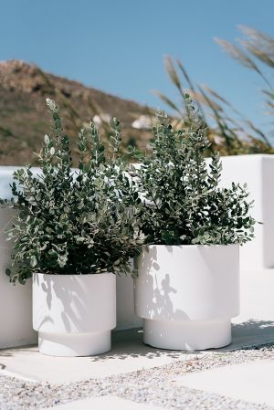 Flower pot Heos DBHEN300 white