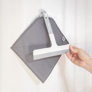 VIGAR BASIC SQUEEGEE W/MICROFIBRE CLOTH & 2 HOOKS