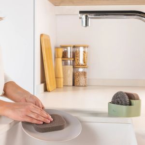 VIGAR POCKET GREEN DOUBLE SPONGE HOLDER