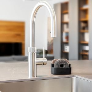 VIGAR POCKET BLACK DOUBLE SPONGE HOLDER