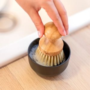 VIGAR VINTAGE BAMBOO PALM BRUSH SET