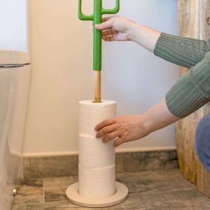 Свободностояща стойка за тоалетна хартия VIGAR CACTUS, зелен