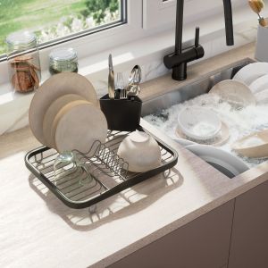 UMBRA SINKIN DISH RACK SMK/NKL