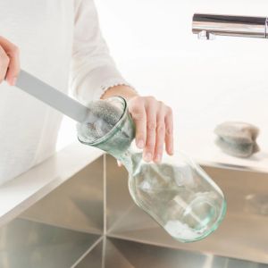 VIGAR ESSENTIAL Комплект гъба за бутилки с 2 резервни, сив