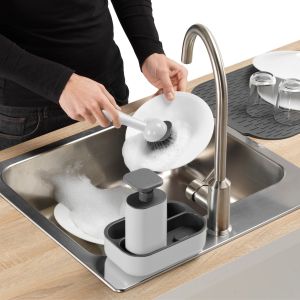 VIGAR RENGØ Кухненски органайзер за мивка 4 части, бял