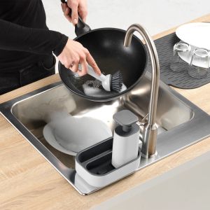 VIGAR RENGØ Кухненски органайзер за мивка 4 части, бял