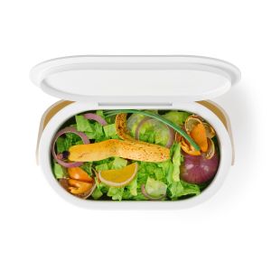 UMBRA BELLWOOD COMPOST BIN WHT/NAT