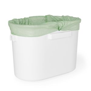 UMBRA BELLWOOD COMPOST BIN WHT/NAT