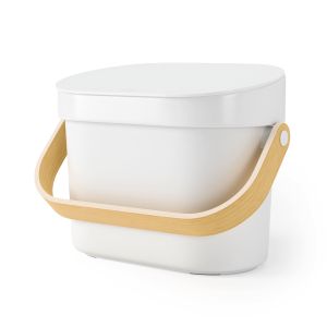 UMBRA BELLWOOD COMPOST BIN WHT/NAT