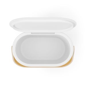 UMBRA BELLWOOD COMPOST BIN WHT/NAT