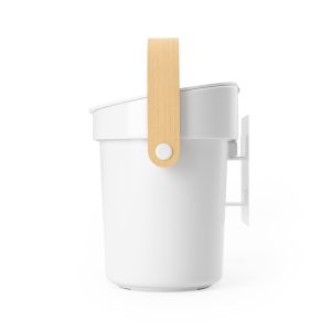 UMBRA BELLWOOD COMPOST BIN WHT/NAT
