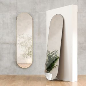 UMBRA HUBBA PILL MIRROR 62x18  BRASS