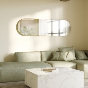 UMBRA HUBBA PILL MIRROR 62x18  BRASS