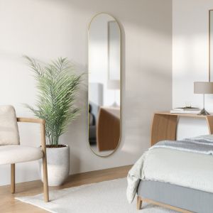 UMBRA HUBBA PILL MIRROR 62x18  BRASS