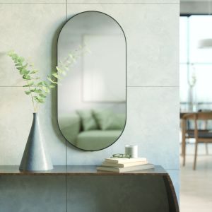 UMBRA HUBBA PILL MIRROR 62x18  TITANIUM