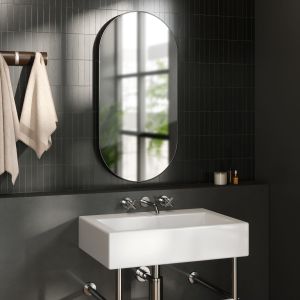 UMBRA HUBBA PILL MIRROR 62x18  TITANIUM