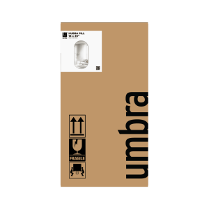 UMBRA HUBBA PILL MIRROR 62x18  TITANIUM