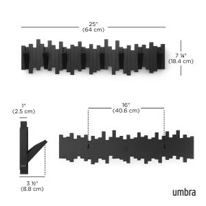 UMBRA STICKS MULTI HOOK 8 BLACK