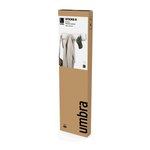 UMBRA STICKS MULTI HOOK 8 WHITE