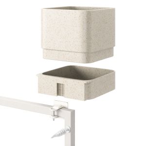 UMBRA CUBIKO WALL PLANTER SAND