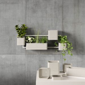UMBRA CUBIKO WALL PLANTER SAND