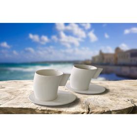 DEAGOURMET VENTO LARGE PORCELAIN CUP, SET 2