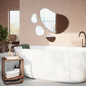 UMBRA HUBBA PEBBLE SET OF 3 MTL TTNM