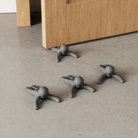 BUDDY DOORSTOP SET OF 2 CHARCOAL