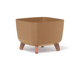 Flower pot GRACIA SQUARE ECO WOOD, ECO naturo