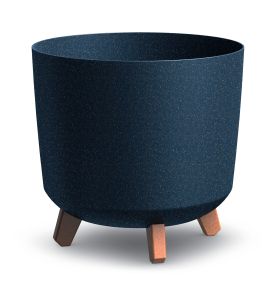 Flower pot GRACIA TUBUS ECO WOOD, ECO anthracite