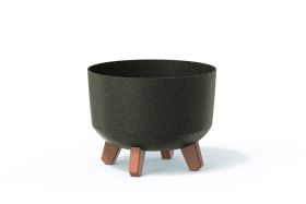 Flower pot GRACIA ECO WOOD STANDARD, eco coffee