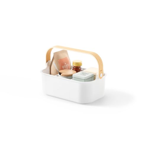 UMBRA BELLWOOD BIN 11x7 WHT/NAT