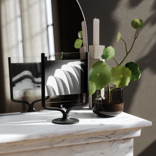 UMBRA WISHBONE Рамка за снимки, двустранна 13х18см., черен